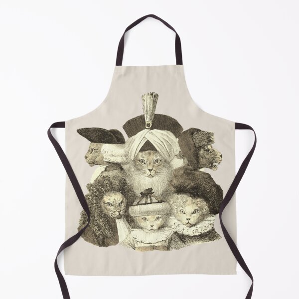 Item preview, Vintage Fancy Cats Sepia Design For All Cats And Cat Lovers designed and sold by TrulyEpoque.