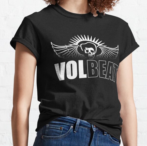 VOLBEAT T Shirt Sceller l'accord et permet de Boogie chèvre Logo officiel Homme nouveau Noir 