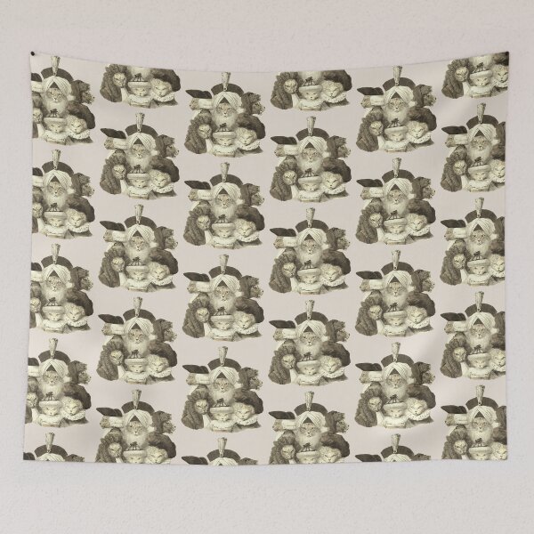 Item preview, Vintage Fancy Cats Sepia Design For All Cats And Cat Lovers designed and sold by TrulyEpoque.
