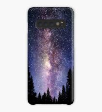 Sternennachtwald - Galaxy Stars Hülle & Klebefolie für Samsung Galaxy