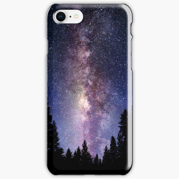 Starry Night Forest - Galaxy Stars iPhone Snap Case