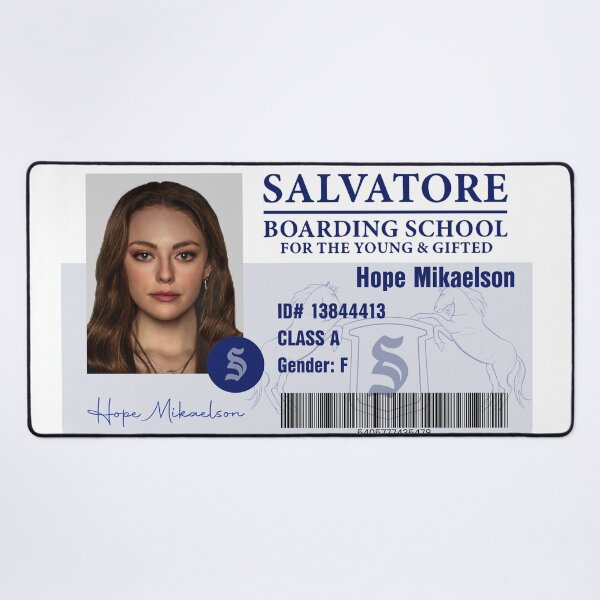 Item preview, Legacies Hope Mikaelson Student ID designed and sold by stardustedits.