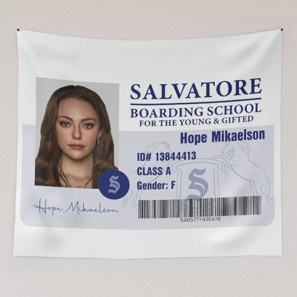 Item preview, Legacies Hope Mikaelson Student ID designed and sold by stardustedits.