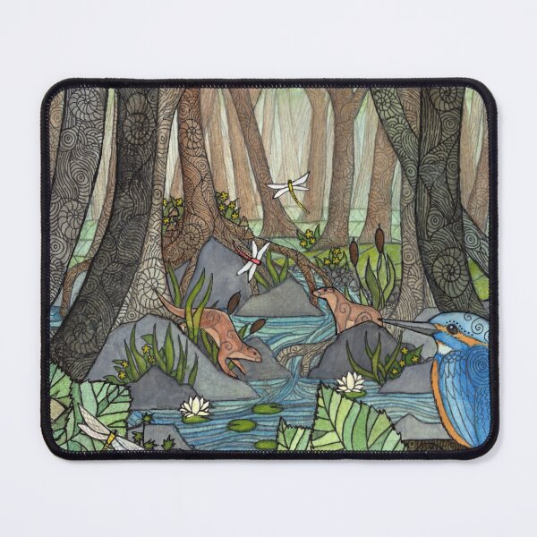 Item preview, Kingfisher Forest designed and sold by SylvaSpirits.