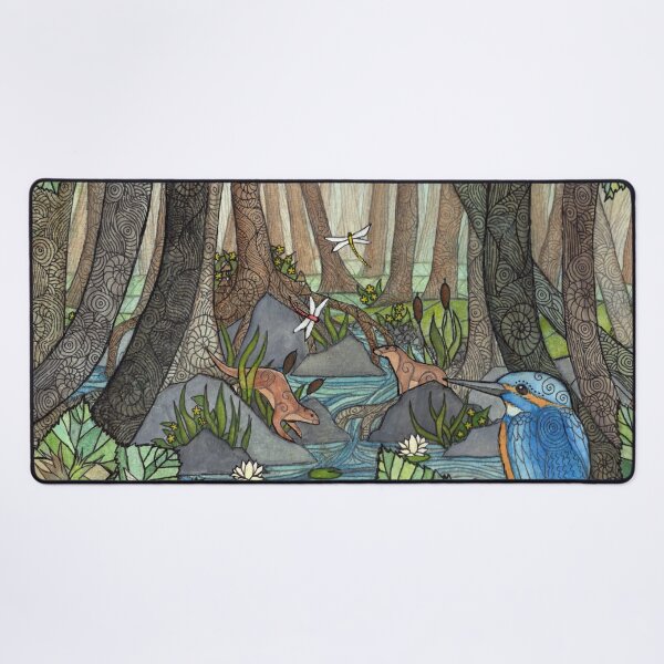 Item preview, Kingfisher Forest designed and sold by SylvaSpirits.
