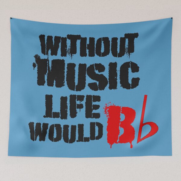 Item preview, Life Without Music Cool Quote Wordplay Clever Cute Inspirational designed and sold by Sid3walkArt.
