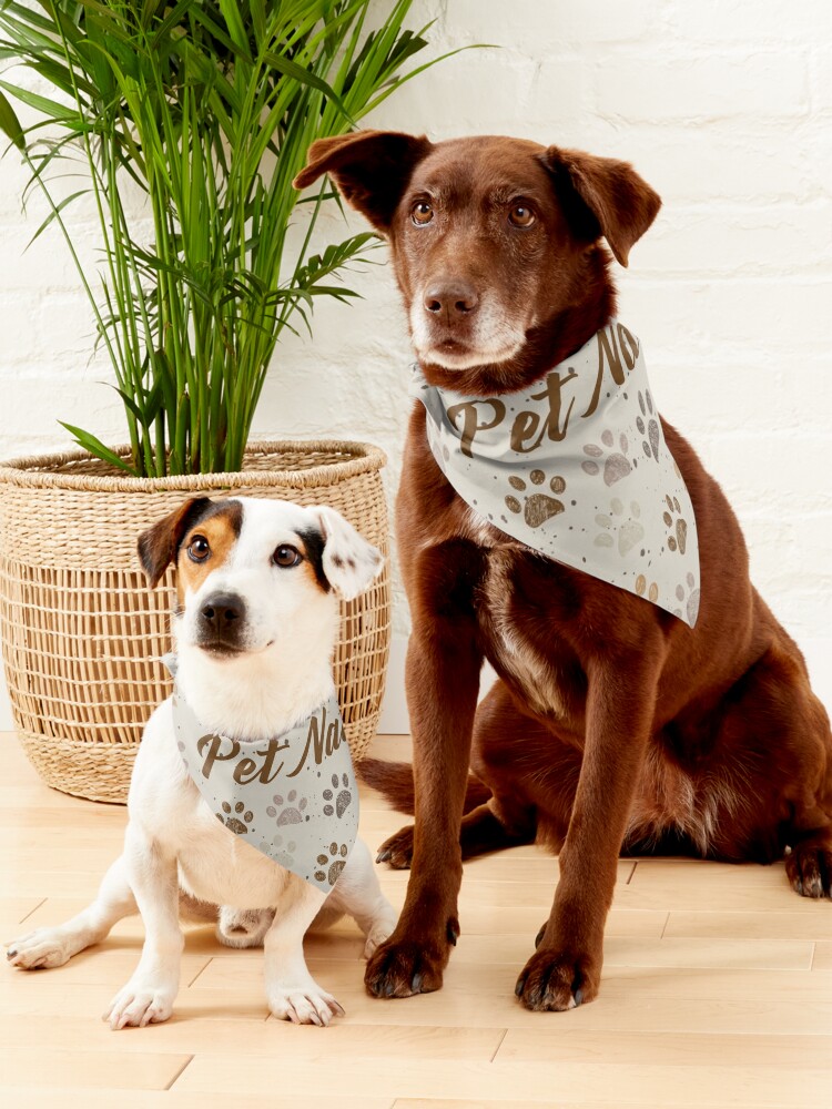 Personalized Custom Designed Dog Bandanas