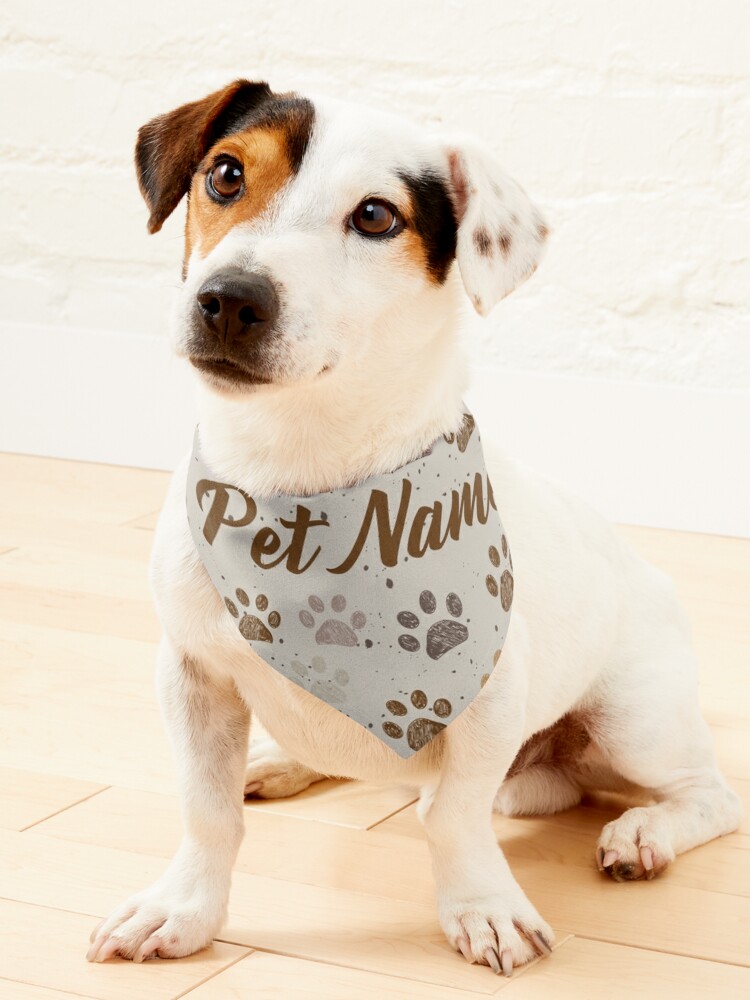 Personalized deals pet bandana