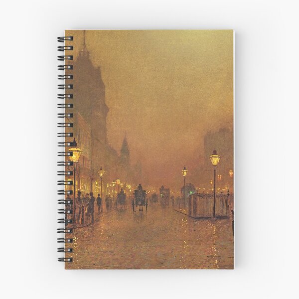 Item preview, John Atkinson Grimshaw - A Street At Night designed and sold by artcenter.