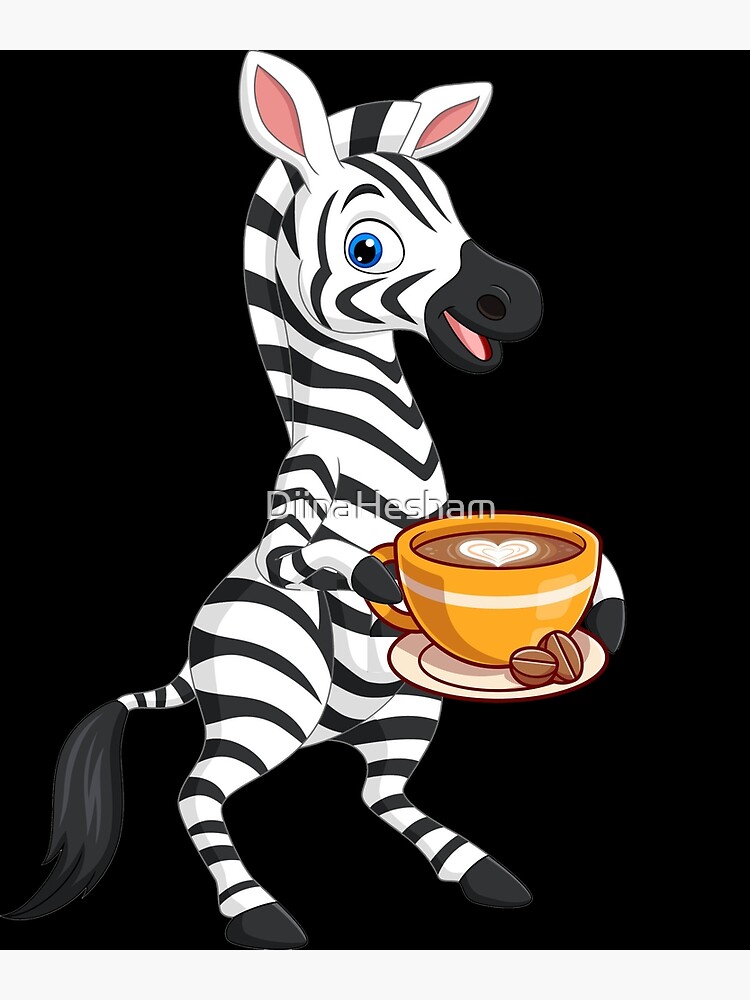 Zebra Coffee Mug, Zebra Lover Gifts, Office Gag Gift for Colleague