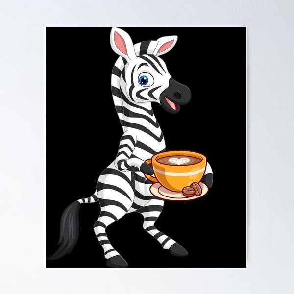 Zebra Coffee Mug, Zebra Lover Gifts, Office Gag Gift for Colleague