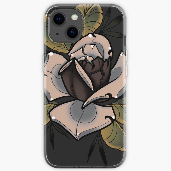 Rose crème Coque souple iPhone