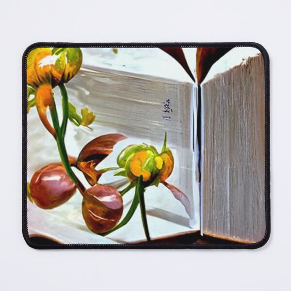 Item preview, flowers growing from book designed and sold by kharamoot.