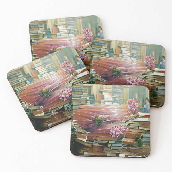 Item preview, flowers growing from book designed and sold by kharamoot.