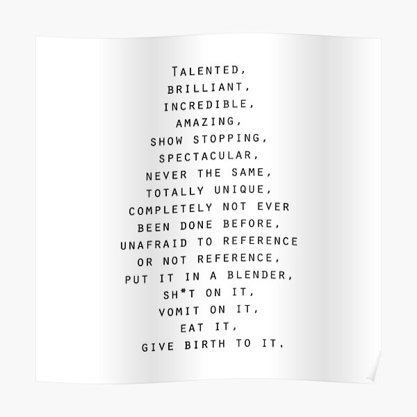 brillant Poster