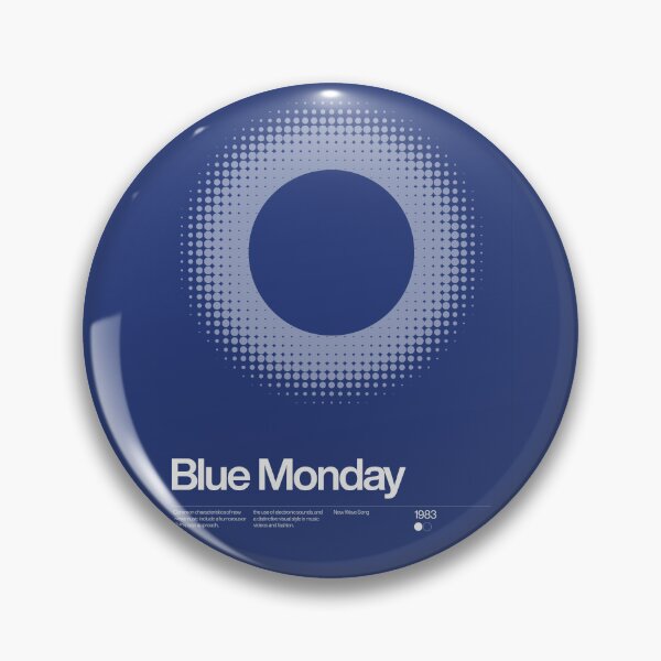 Item preview, Blue Monday Inspired Lyrics Design designed and sold by Sub88 Studio.