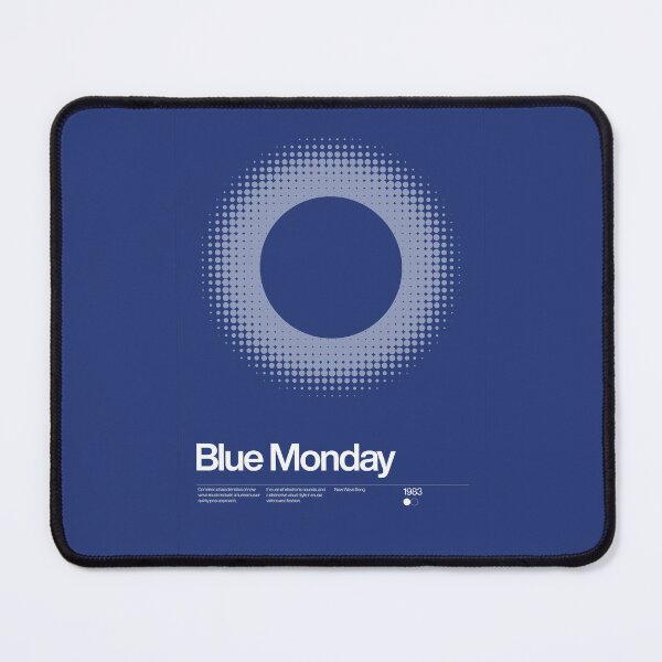 Item preview, Blue Monday Inspired Lyrics Design designed and sold by Sub88 Studio.