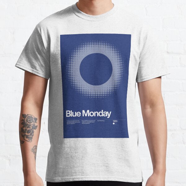 Item preview, Blue Monday Inspired Lyrics Design designed and sold by sub88.