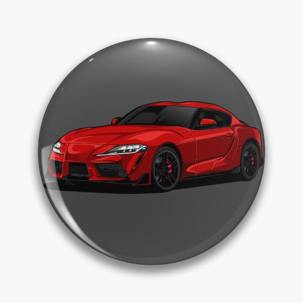 Item preview, Artwork Toyota Supra MK 5 A90 RED japan racing GR designed and sold by SketchNinja.