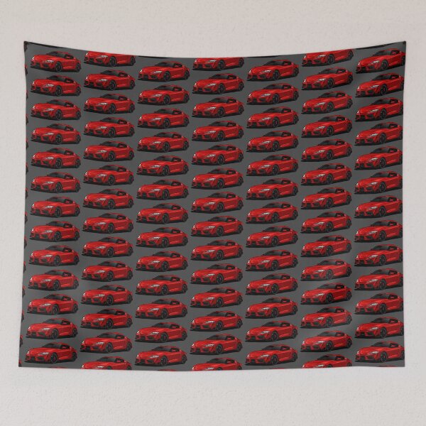 Item preview, Artwork Toyota Supra MK 5 A90 RED japan racing GR designed and sold by SketchNinja.