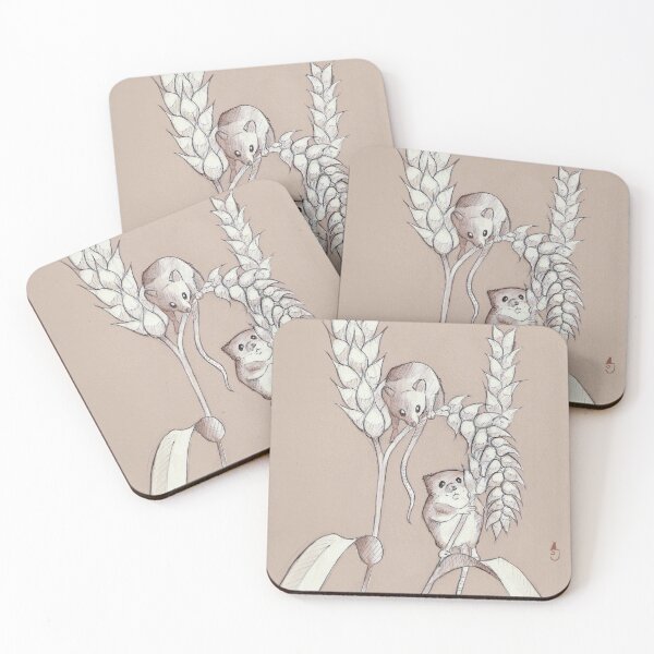 Item preview, wheat mice designed and sold by Feliforina.