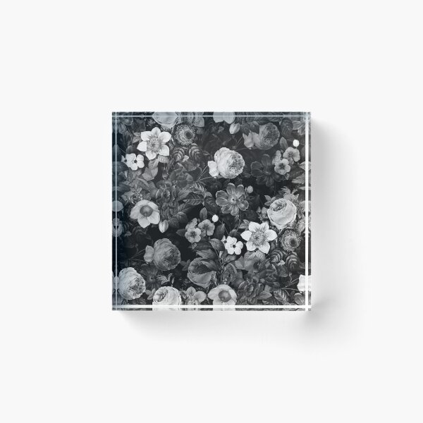 Item preview, Black and White Garden designed and sold by Burcu Korkmazyurek.