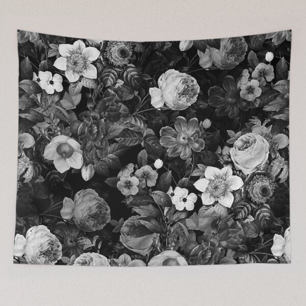 Item preview, Black and White Garden designed and sold by Burcu Korkmazyurek.