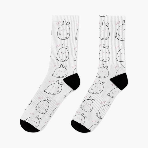 Item preview, Sleepy white bunny drawing  designed and sold by Mayarart.