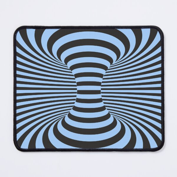 Item preview, Black and Blue Psychedelic Warp Pattern designed and sold by AsteriskHouse.