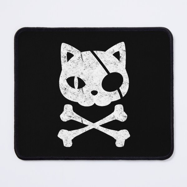 Item preview, Vintage Pirate Cat Kitten Halloween Skull Cross Bones designed and sold by HardiKel.