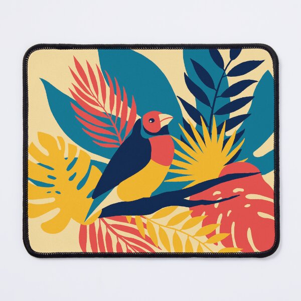 Item preview, multi colored Gouldian finch bird designed and sold by mgregulska.