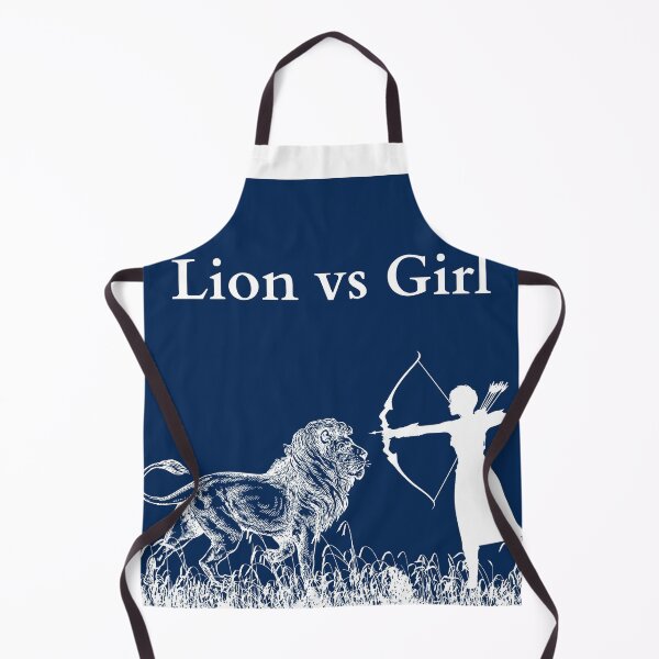 Item preview, lion vs girl hunter designed and sold by APURU.