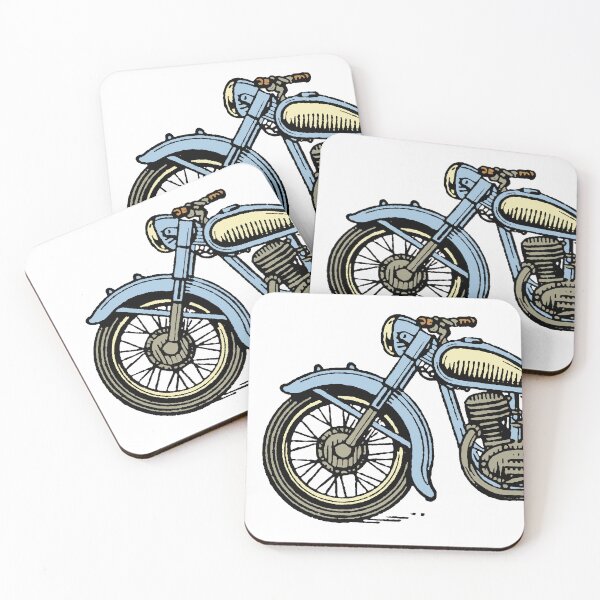 Item preview, Retro French Motorcycle designed and sold by VintageABC.