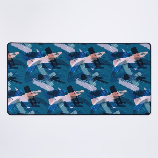 Item preview, Brush strokes - Blue designed and sold by appleyards.