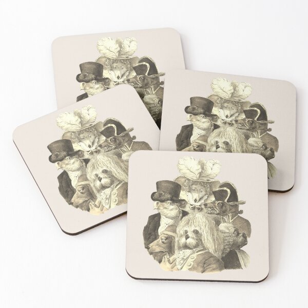Item preview, Vintage Fancy Dogs Sepia Design For All Dogs And Dog Lovers designed and sold by TrulyEpoque.