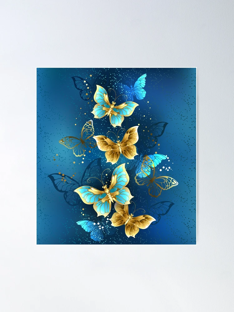 Composition with Jewelry Butterflies Poster for Sale by Blackmoon9