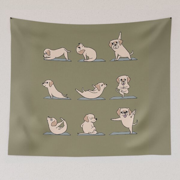 Item preview, Labrador Retriever Yoga designed and sold by Huebucket.