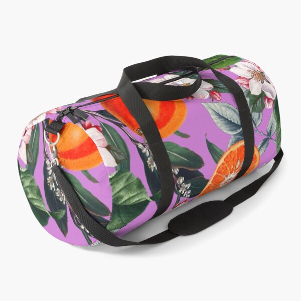 Vintage Fruit Pattern X Duffle Bag