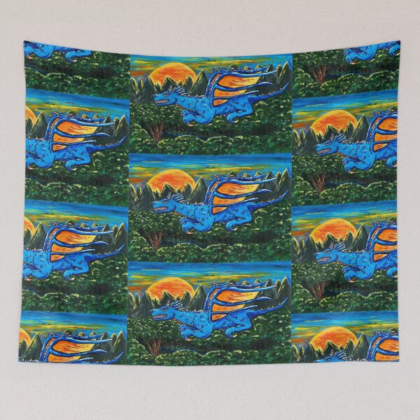 Item preview, Dragon Flying designed and sold by jessicaksch.