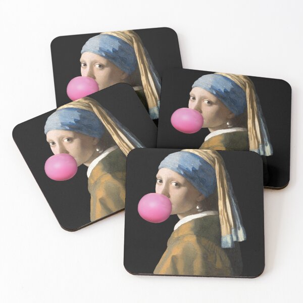 Item preview, Bubble Gum Girl with a Pearl Earring by Johannes Vermeer designed and sold by elinaarbidane.