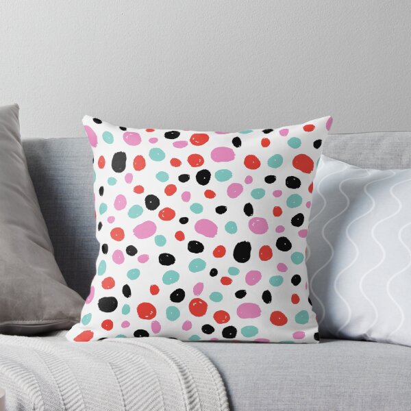 Item preview, Polka dots pattern, Pink, Red, Black, Blue, Dots, Pattern, Fashion print, Funny art, Modern art, Wall art, Print, Minimalistic, Modern, Humor designed and sold by juliaemelian.