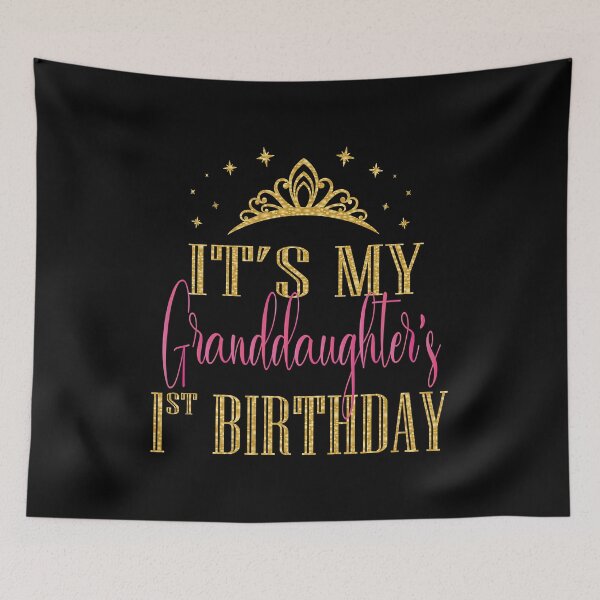 Item preview, Its My Granddaughter 1st Birthday Girls Party Matching designed and sold by PameGraha.