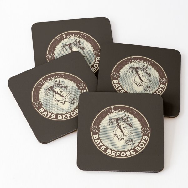 Item preview, Horse Lover Funny Quote Bays Before Boys Design Horses designed and sold by tamdevo1.