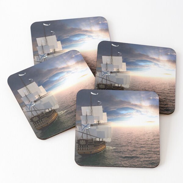 Item preview, Pirate Ship Onwards Design designed and sold by Mterry1202.