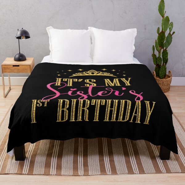 Item preview, Its My Sisters 1st Birthday Girls Party Family Matching designed and sold by PameGraha.