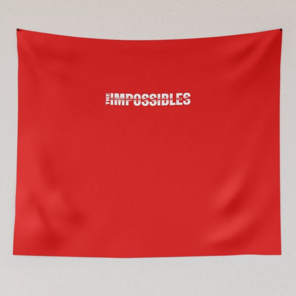 Item preview, The Impossibles Logo - White Baseball ¾ Sleeve T-Shirt designed and sold by DominLeimkuhler.