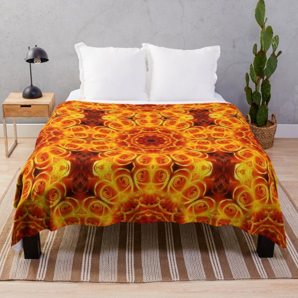 Item preview, Orange Kaleidoscope designed and sold by bloomingvine.