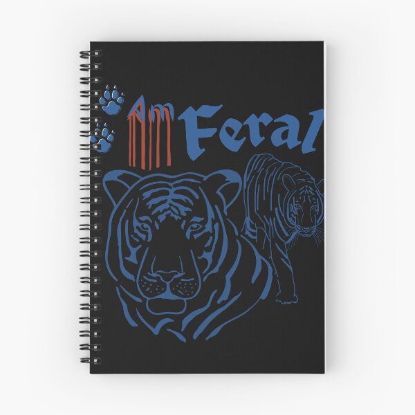 Item preview, I Am Feral,Tiger designed and sold by RedFlowerful.