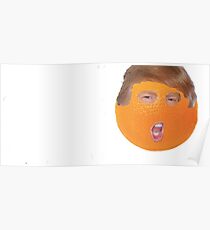 Donald Trump Funny Orange Face Poster