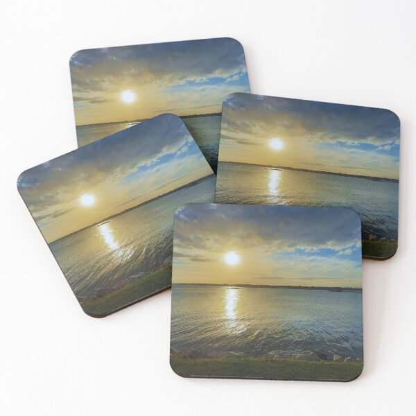 Item preview, Ocean / River sunny and cloudy afternoon New London designed and sold by SilviPavlova.